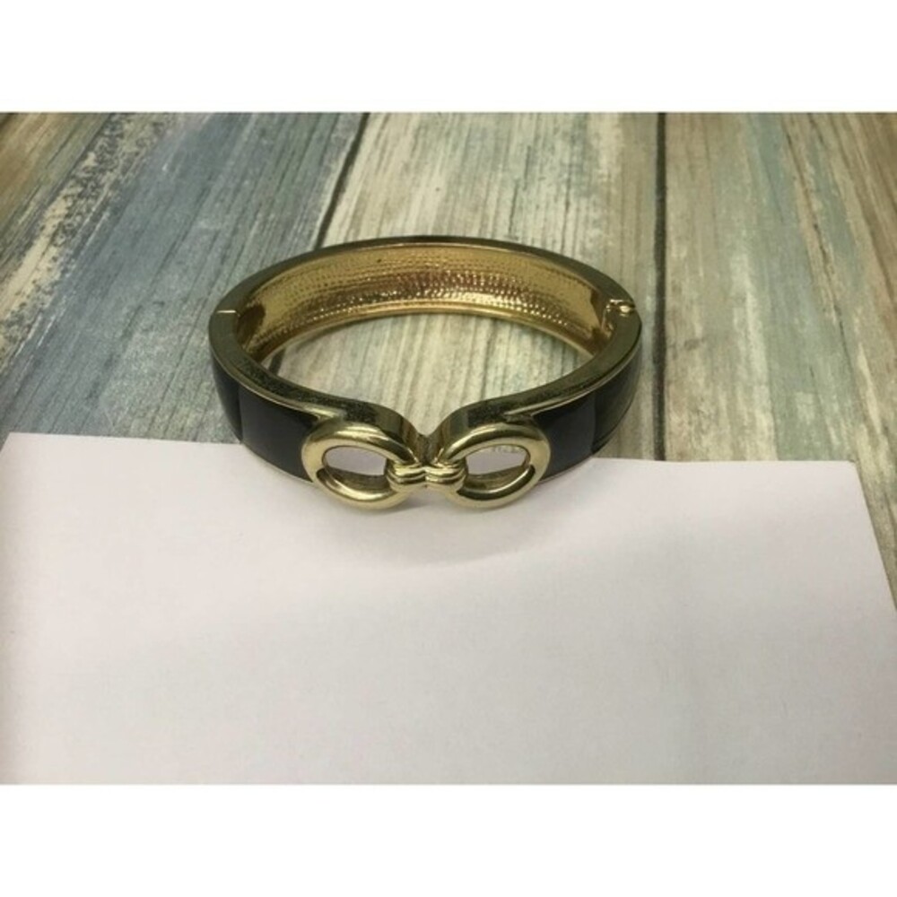Black Hinged Bracelet